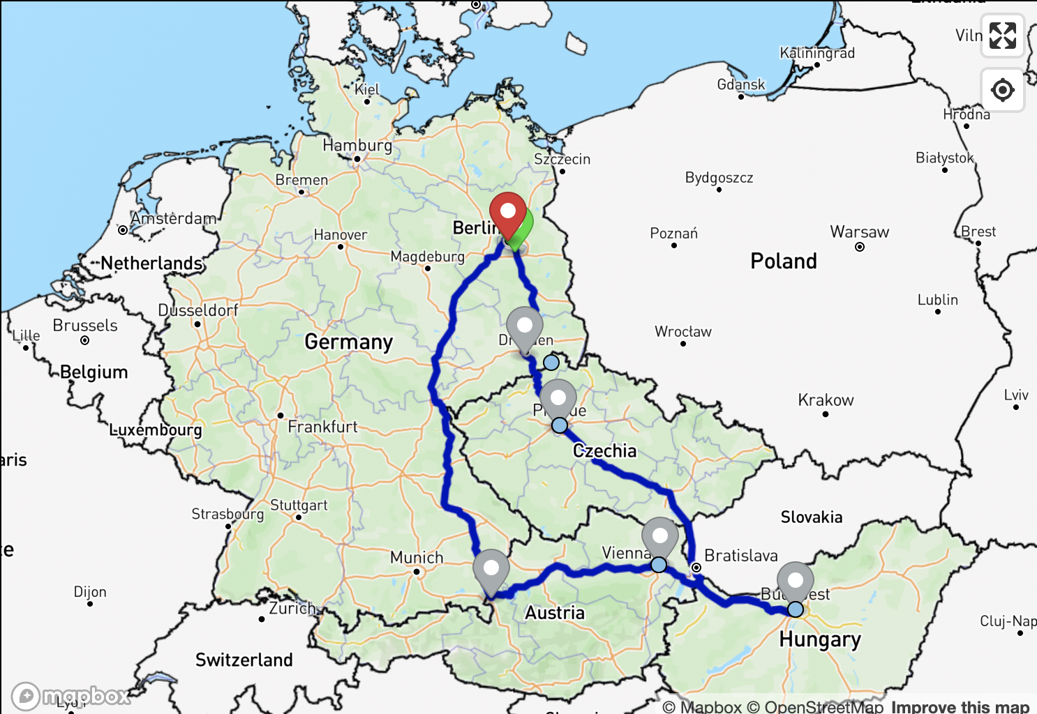Our 2023 European tour itinerary